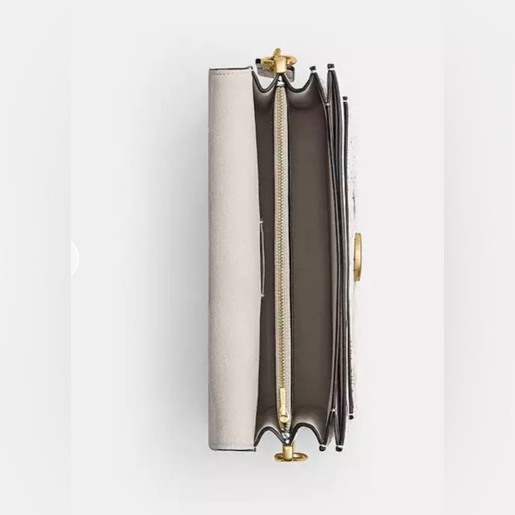 New Coach X Peanuts Tabby Shoulder Bag 26 With Newspaper Print CCB04 - Picture 14 of 15